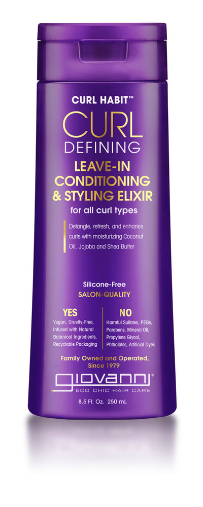 Giovanni Curl Habit Leave-In Conditioning Elixir 250Ml