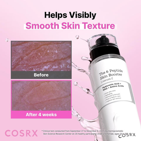 COSRX 6 x Peptide Collagen Booster Toner Serum 150 ml / 5.07 Fl.Oz, Skin Renewal Boosting Facial Essence, Niacinamide & Hyaluronic Acid for All Skin Types, Korean Skincare, Paraben Free - Image 2