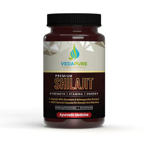 VedaPure Shilajit & Ashwagandha Combo