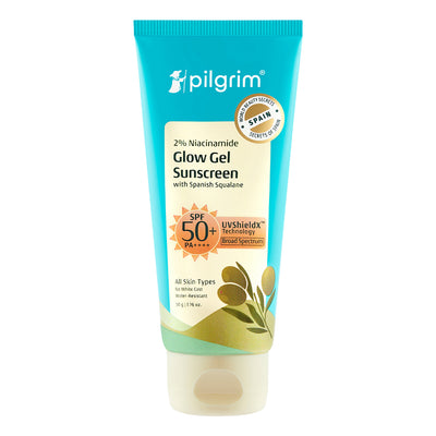 Pilgrim 2% Niacinamide Glow Sunscreen SPF50 PA+++ 50g