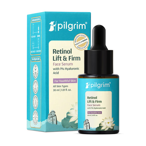 Pilgrim Retinol & Hyaluronic Acid Lift & Firm Serum- 30 ml