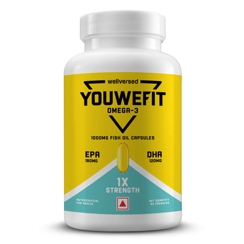 YouWeFit Omega Single Strength (60 caps)
