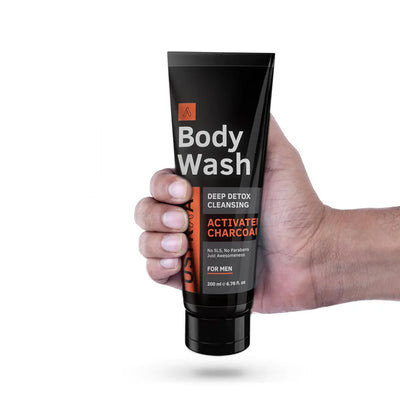 Ustraa Body Wash Deep Detox - Activated Charcoal - 200ml