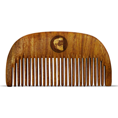 Beardo Compact Wooden Comb