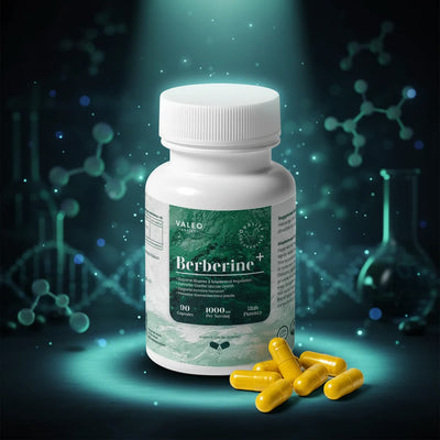 Valeo Berberine+ Capsules - 97% Purified, Bioavailable, 90 Count