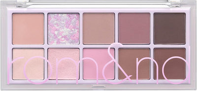 rom&nd Better Than Palette 8g, 09 Dreamy Lilac Garden, Eye Makeup Palette, Shimmer Shadow, Matte & Glitter, High Pigmented, 10 Colors, Natural Look, Daily Makeup, Smooth Blendable, Pack Of 1