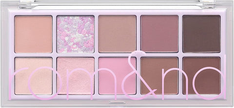 rom&nd Better Than Palette 8g, 09 Dreamy Lilac Garden, Eye Makeup Palette, Shimmer Shadow, Matte & Glitter, High Pigmented, 10 Colors, Natural Look, Daily Makeup, Smooth Blendable, Pack Of 1
