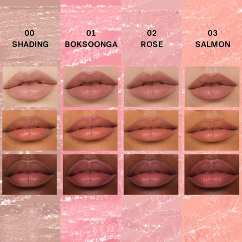 AMUSE Lip Smudger (01 BOKSOONGA) | Matte Creamy Lip Liner & Contour Stick | Long-Lasting, Transfer-Proof, Multi-Use for Lips & Shading, Vegan & Cruelty-Free Lip Care, Korean Beauty - Image 4
