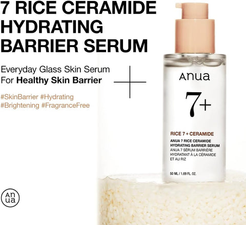 ANUA 7 RICE CERAMIDE HYDRATING BARRIER SERUM - Image 2