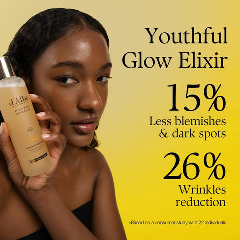d'Alba Vita Toning Brightening Serum Toner Glow-Boosting Vitamin Toner with White Truffle, Niacinamide & Glutathione for Bright, Even Skin Tone, Moisturizing, Vegan formula 180ml - Image 7