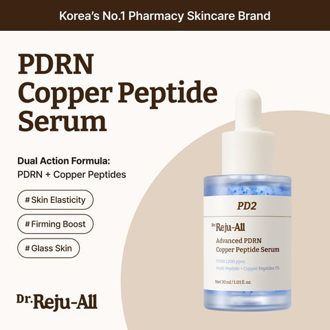 Dr.Reju-All Advanced PDRN Copper Peptide Serum – GHK-Cu with PDRN Serum for Face – Copper Peptides for Firming & Skin Elasticity – with Hyaluronic Acid & Hydrolyzed Collagen Peptides – 30ml - Image 2