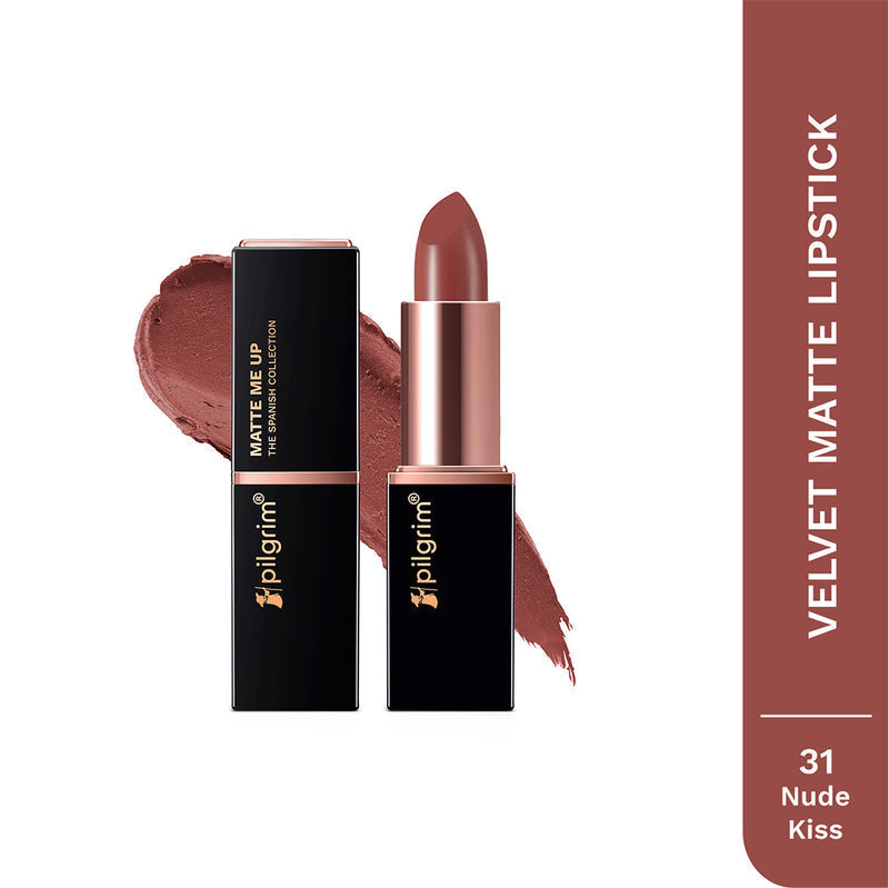 Pilgrim Bullet Lipstick Nude Kiss - Colour Cosmetics, 4.2g