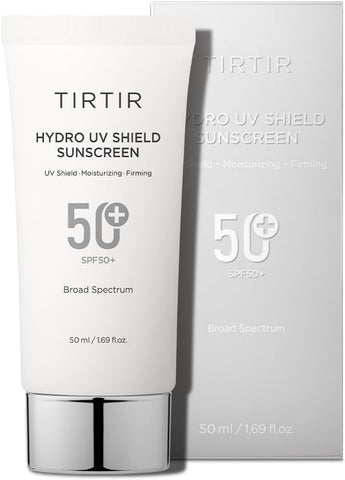 TIRTIR Hydro UV Shield Sunscreen | SPF 50+ Broad Spectrum UVA UVB Korean No White Cast Face Sun Protection, 1.69 Fl Oz - Image 2