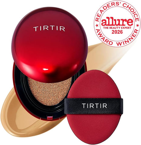 TIRTIR Mask Fit Red Cushion Foundation | Japan's No.1 Choice for Glass skin, Long-Lasting, Lightweight, Buildable Coverage, Semi-Matte (29N Natural Beige, 18g (Pack of 1)) - Image 2