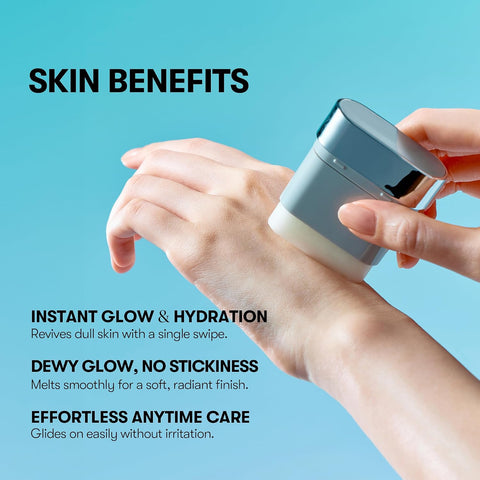 VT COSMETICS PDRN Essence Stick Balm | PDRN Collagen Multi Wrinkle Stick, All-in-One Eye & Neck Treatment, Glow Make Up Base & Face Treatment Balm - Image 7