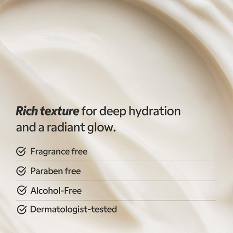 TIRTIR Natural Ceramide Cream | Deep moisturizer for Glass Skin, Polyglutamic acid, Centella Asiatica Extract, Skin barrier, Lightweight, Mild, Nature derived ingredients, Dry skin, Korean skincare - Image 4