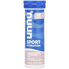 Nuun Act Sport Hydration - Strawberry Lemonade Flavour, 10 Effervescent Tablets