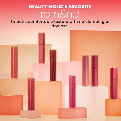 rom&nd Blur Fudge Tint | Velvety Matte Lip Stain | 09 Coral Jubilee | 5g - Image 7