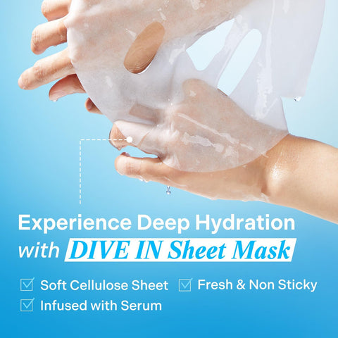 DIVE IN Low Molecular Hyaluronic Acid Mask Pack - Image 3