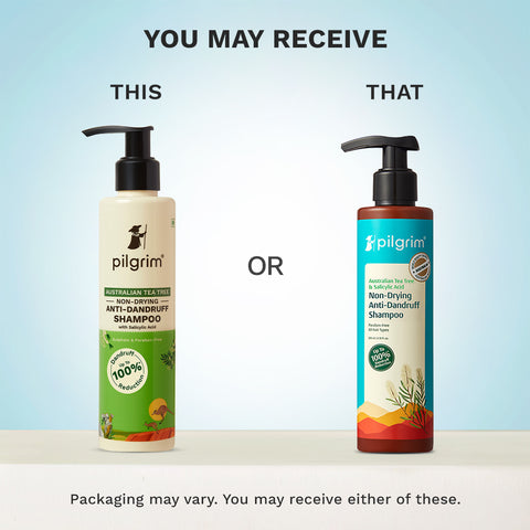 شامبو بيلغريم الأسترالي بزيت شجرة الشاي، غير مجفف ومضاد للقشرة - 200 مل 