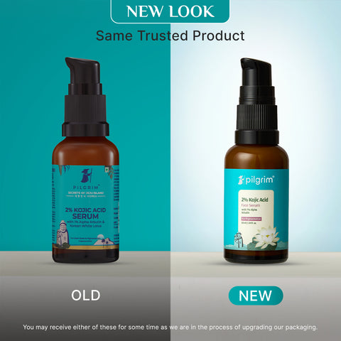 سيروم بيلجريم ٢٪؜ حمض الكوجيك للوجه (٣٠ مل) مع ١٪؜ ألفا أربوتين وزهرة اللوتس البيضاء الكورية