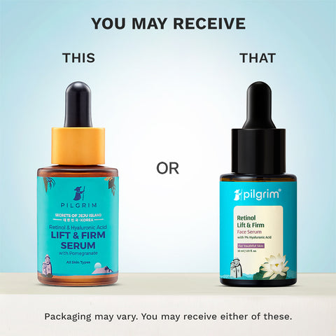 Pilgrim Retinol & Hyaluronic Acid Lift & Firm Serum- 30 ml