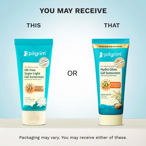 Pilgrim 5% Niacinamide Oil Free Super Light Gel Sunscreen 40 ML