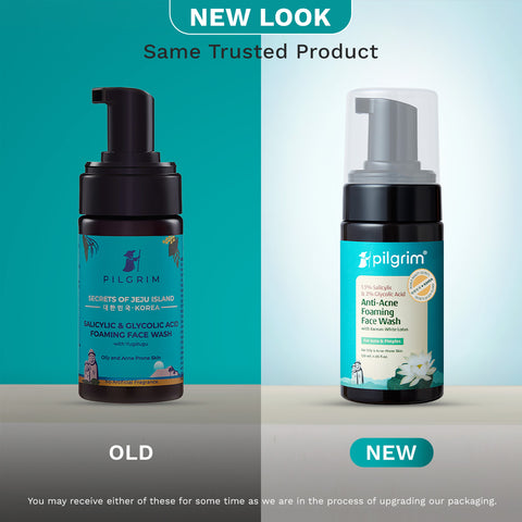 غسول الوجه الرغوي الكوري بيلجريم 1.5% حمض الساليسيليك (Bha) و2% حمض الجليكوليك (Aha) 120 مل