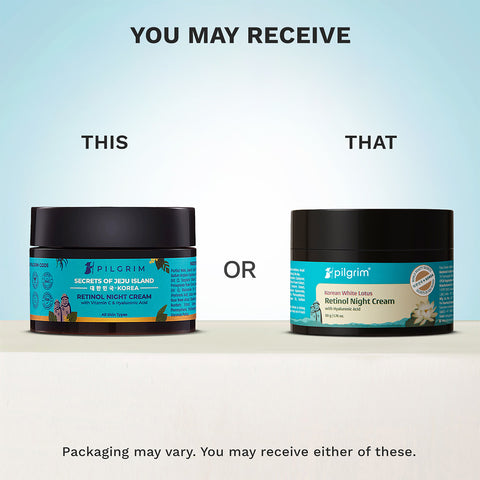 كريم بيلغريم الليلي بالريتينول مع فيتامين سي وحمض الهيالورونيك - 50 غرام 