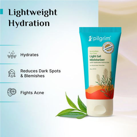 Pilgrim Australian Tea Tree  Light Gel Moisturizer