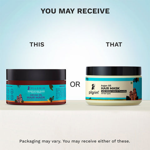 قناع الشعر بزيت الأرغان من بيلجريم مع اللوتس الأبيض والكاميليا 200 جرام 