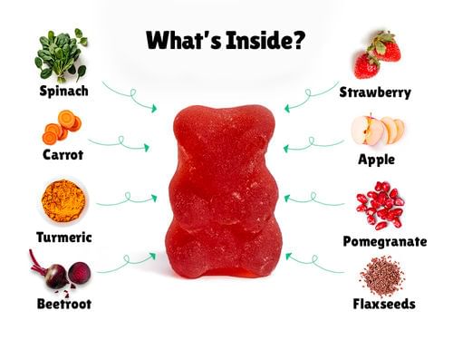Little Joys Multivitamin Gummies 7+ - Strawberry Flavour, 30 Gummies - Image 3