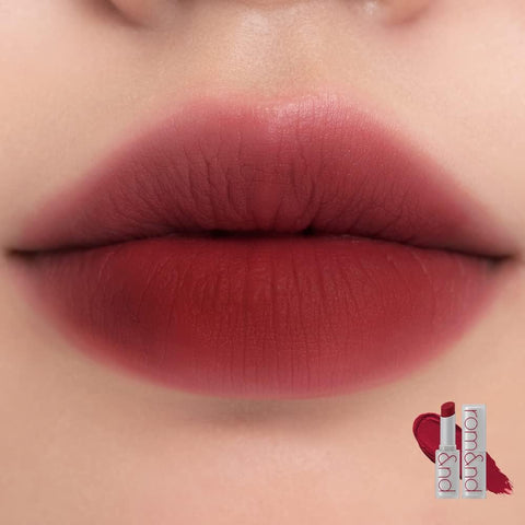 rom&nd Zero Matte Lipstick 3g, 20 RED DIVE, Intense Color, Highly Pigmented, Last All Day, Weightless, Smooth Velvet Texture, Matte Finish, Without Drying or Flaking - Image 2