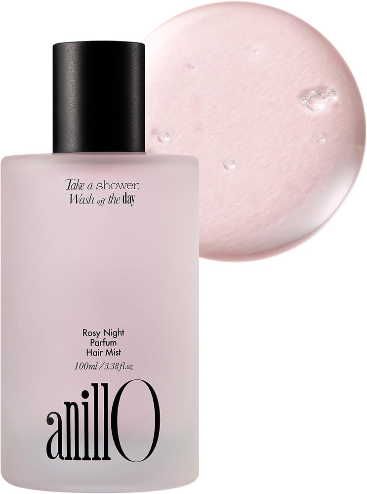 Rosy Night Vegan Hair Perfume Long-Lasting Floral Musky Scented with Damask Rose Extract, Rosehip Oil, Peptide Complex for All Hair Type, Free of Silicone & Parabens 100ml / 3.38 fl. Oz