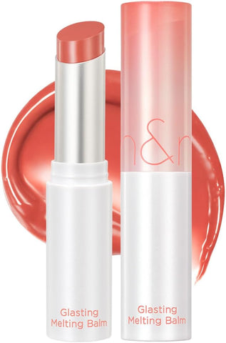 rom&nd Glasting Melting Balm 3.5g, 03 SORBET BALM, Glossy, Pump Lips, Moisture, Translucent, Water Bomb, High Pigmented, Vegan