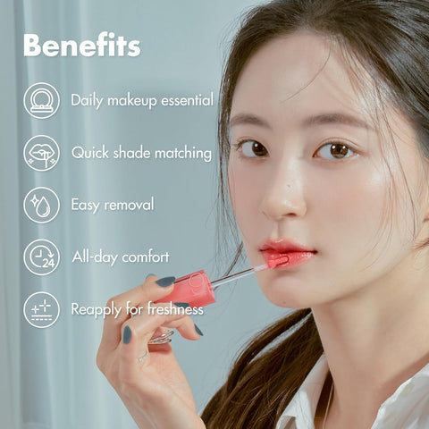 rom&nd DEWY·FUL WATER TINT (09 COTTON MELBA) - Image 5