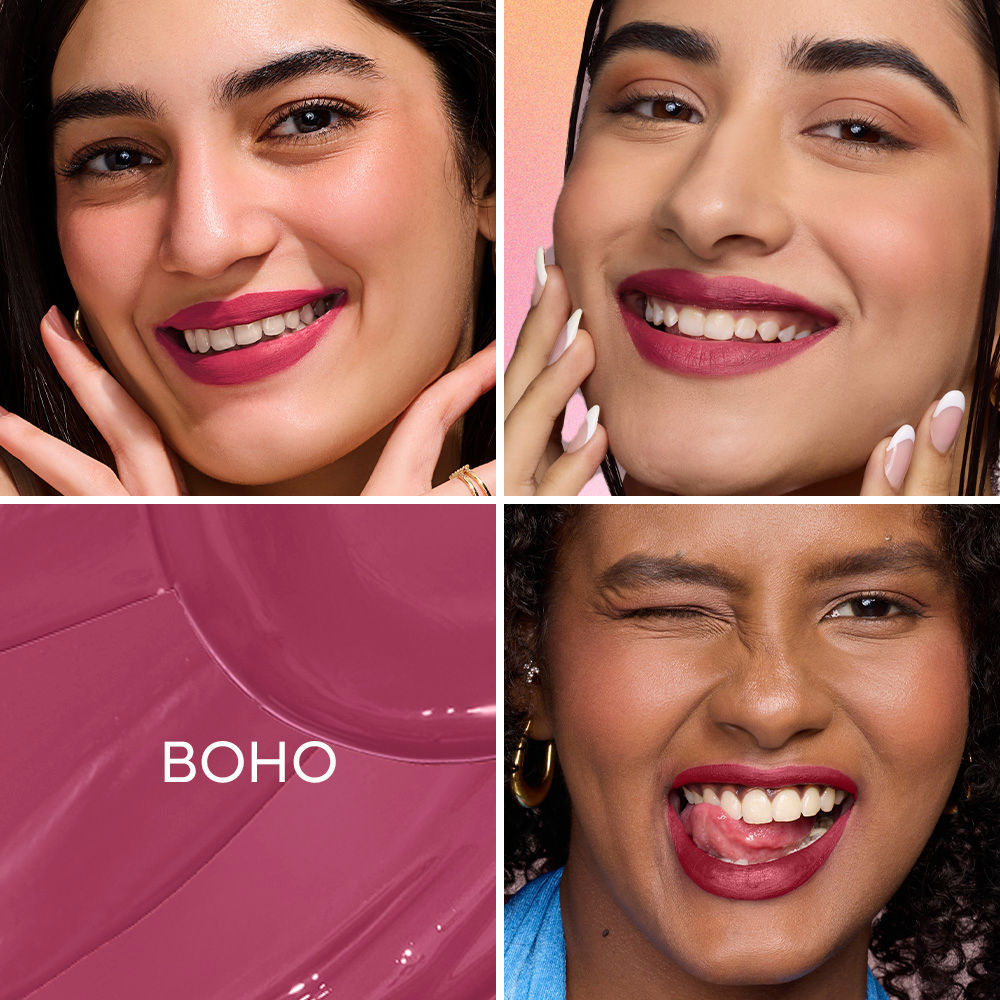 Nykaa Matte To Last Liquid Lipstick Boho 16 - Long-Lasting, 5ml - Image 2