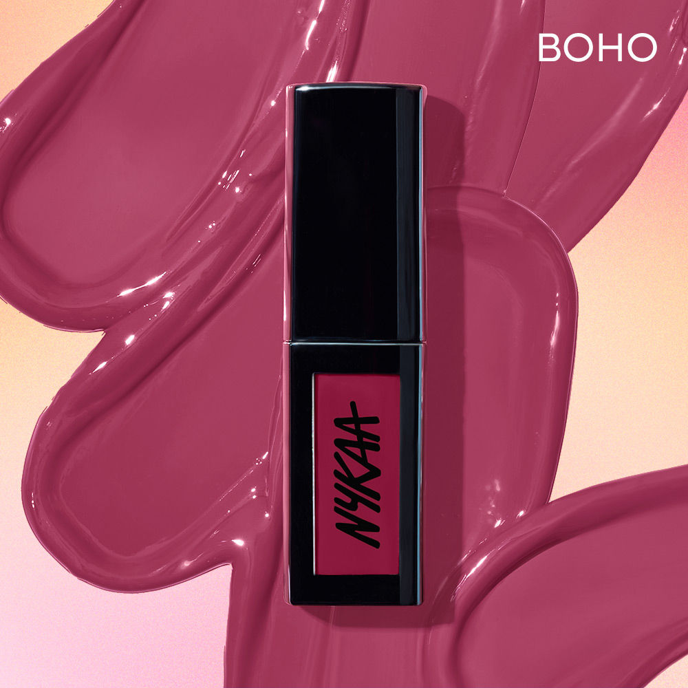 Nykaa Matte To Last Liquid Lipstick Boho 16 - Long-Lasting, 5ml - Image 4