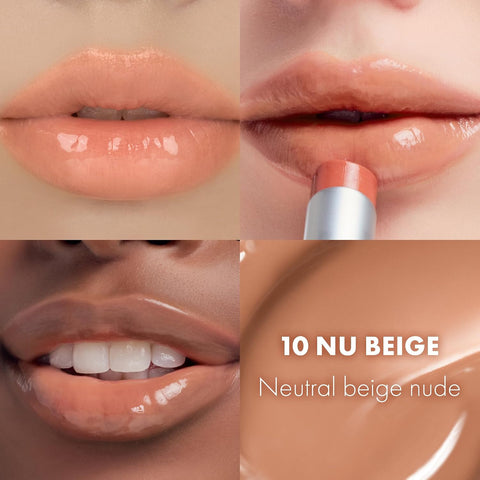 rom&nd Glasting Melting Balm 3.5g (7Colors), Glossy, Plumping Lips, Moisture, Translucent, Water Bomb, High Pigmented, Vegan (10 NU BEIGE) - Image 6