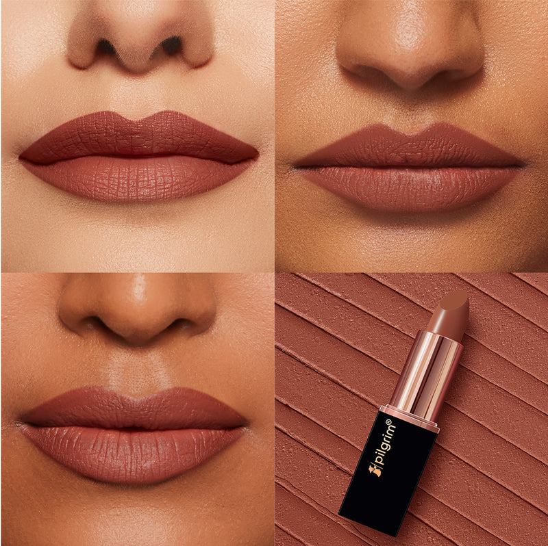 Pilgrim Bullet Lipstick Nude Kiss - Colour Cosmetics, 4.2g - Image 2