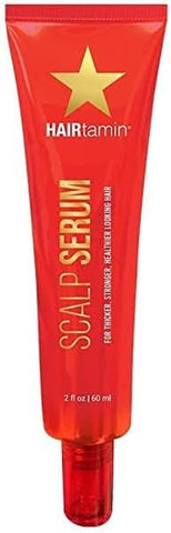 HAIRtamin Scalp Serum Natural Hair Growth Thickening Treatment | Visibly Increases Thicker Looking Hair and Promotes Scalp Health | Nourishes & Hydrates Dry, Itchy Scalp -60ML