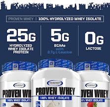 Gaspari Nutrition Proven Whey Protein, Isolate, WPI, Blueberry Cobbler, 4.0 lbs (1.81 kg)