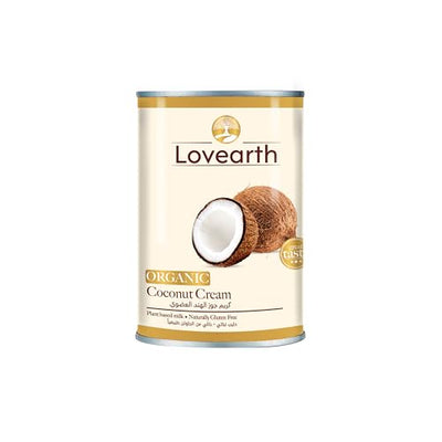 Lovearth Organic Coconut Cream - Herbal & Ayurvedic 400ml