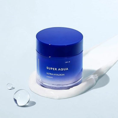 Missha Super Aqua Ultra Hyalron Cream - Gel-Cream with 10 Types of Hyaluronic Acid, 70ml - Image 2