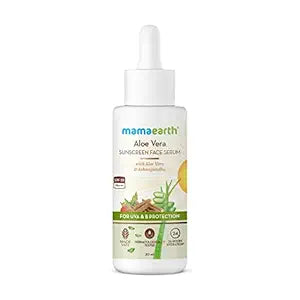 Mamaearth Aloe Vera Sunscreen Face Serum, 30 ml