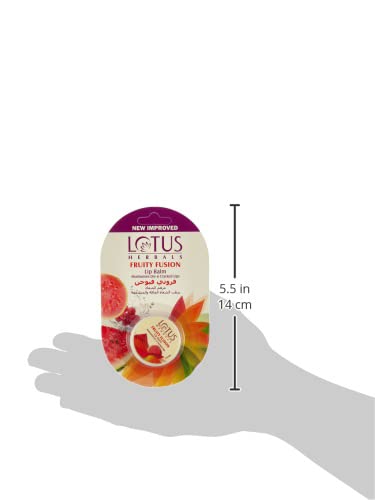 Lotus Herbal Lip Balm Fruity Fusion - Face Moisturiser, 5g - Image 4