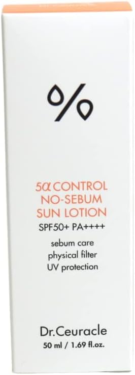 Dr.Ceuracle 5A Control No Sebum Sun Lotion - Lightweight, 50ml - Image 2