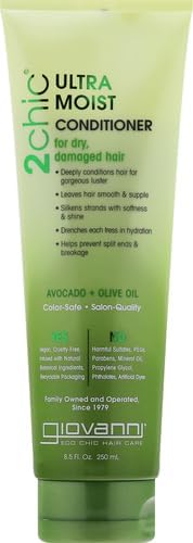 Giovanni 2chic Ultra-Moist Deep Moisture Shampoo & Conditioner with Avocado & Olive - 400ml - Image 2