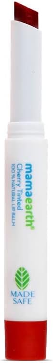 Mamaearth Tinted Lip Balm 100% Natural, Enriched With Vitamin E, 12 Hour Moisturisation, 2 g Cherry