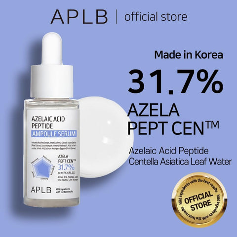 APLB Azelaic Acid Peptide Ampoule Serum | AZELA PEPT CEN™ 31.7% 1.35 FL.OZ/Korean Skincare, Acne care, Improve skin elasticity, Sensitive skin, Revitalize for gentle and improve skin texture - Image 2